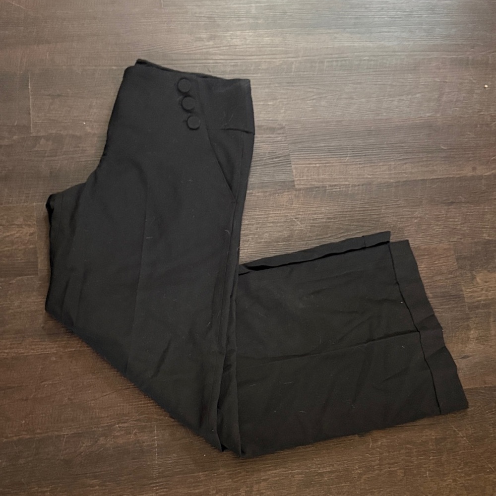Larry Levine Black Stretch Pants